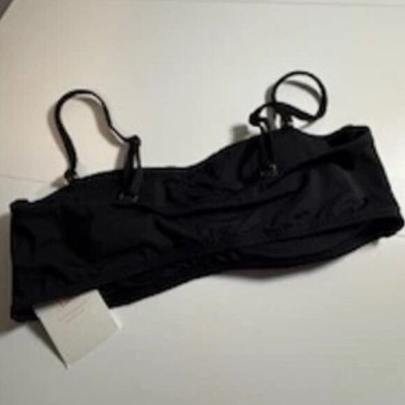 Andie the Rio strapless bandeau swim top in black NEW SMALL - Picture 4 of 6